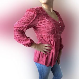 Adorable Vintage America Vintage Red Top